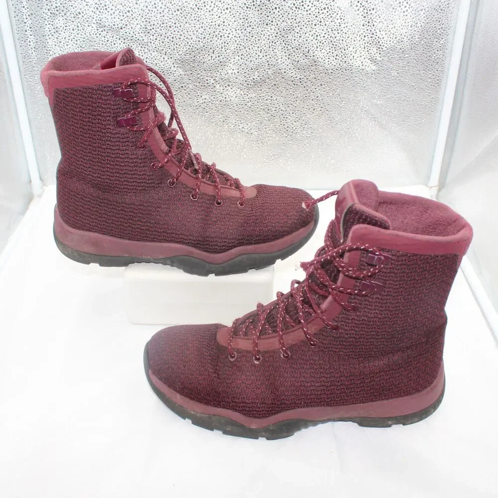 Rare Air Jordan Future Boot Sz 9 Winter Sneaker Cleat Night Maroon 854554-600